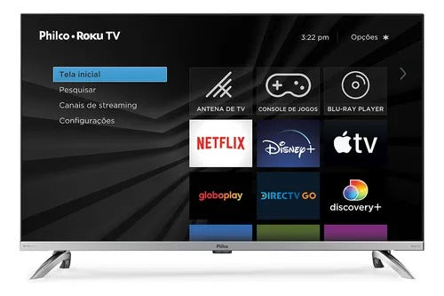 Smart TV 32" Philco Led PTV32G7PR2CGB Roku TV Dolby Audio