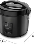 Panela de Arroz Elétrica Electrolux Preto 60HZ ERC30