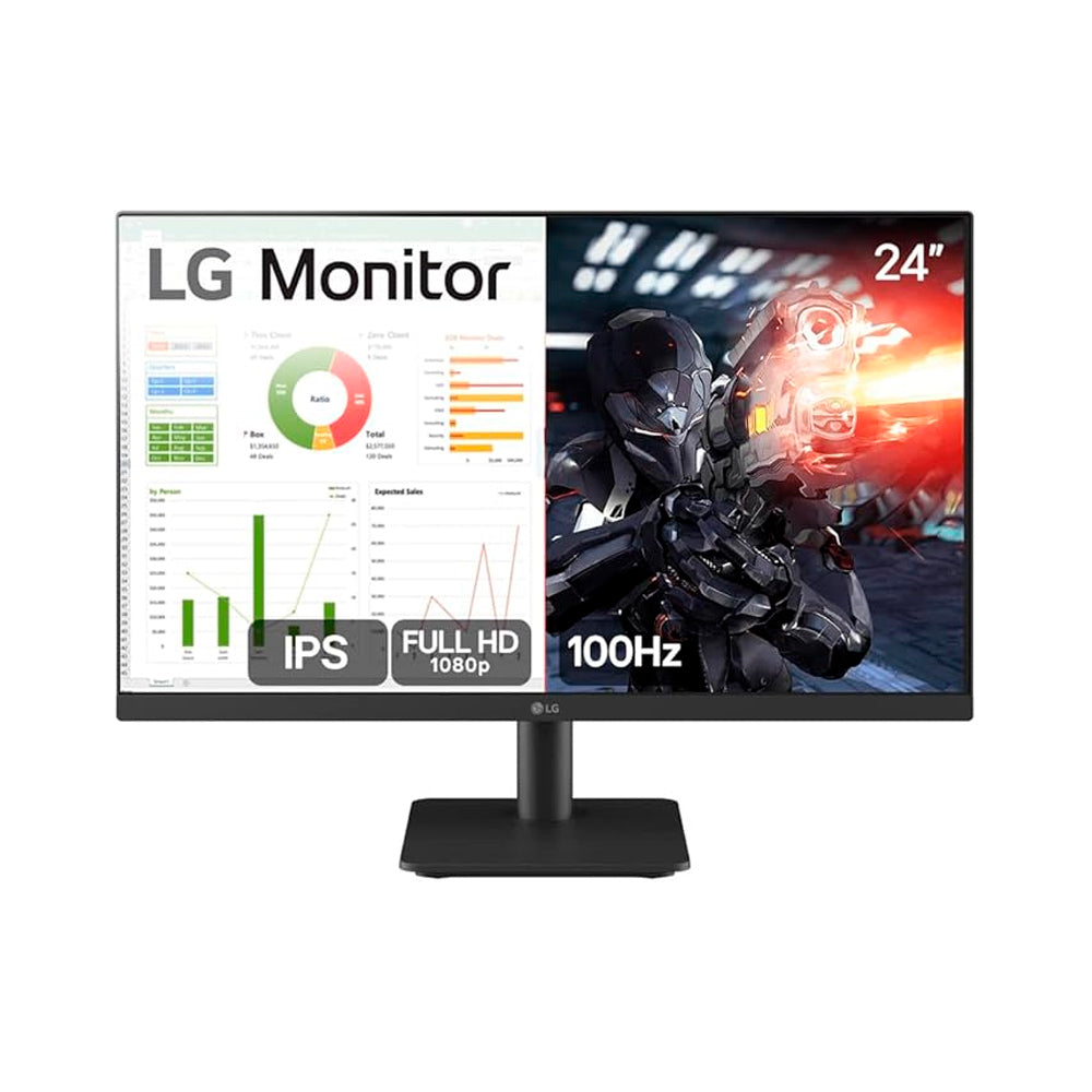 Monitor PC Gamer LG 24” IPS, Full HD, 100Hz, HDMI - 24MS500-B