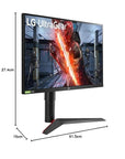 Monitor Gamer FHD IPS, LG GAMING 27” - 27GN750