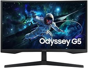 MONITOR SAMSUNG 27" GAMER ODYSSEY G5 LED/VA LS27CG552ELMZD