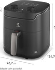 Fritadeira Elétrica Air Fryer 5,6L Electrolux por Rita Lobo EAF40 - 127V