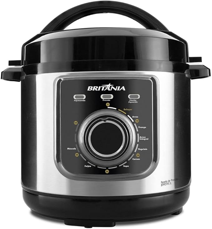 Panela de Pressão Britânia BPP01PI Multifuncional 3L - 127V