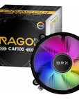 COOLER P/ INTEL SOCKET 1366/115X/1700 BRX DRAGON RGB- CAF100