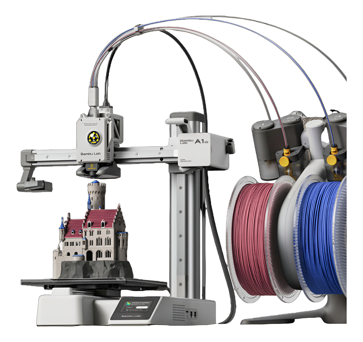 Impressora 3d Bambu Lab A1 Mini Combo Com Ams Lite 4 Cores