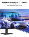 Monitor Gamer Samsung 27 Fhd,100 Hz, Hdmi, Vga,preto, S3