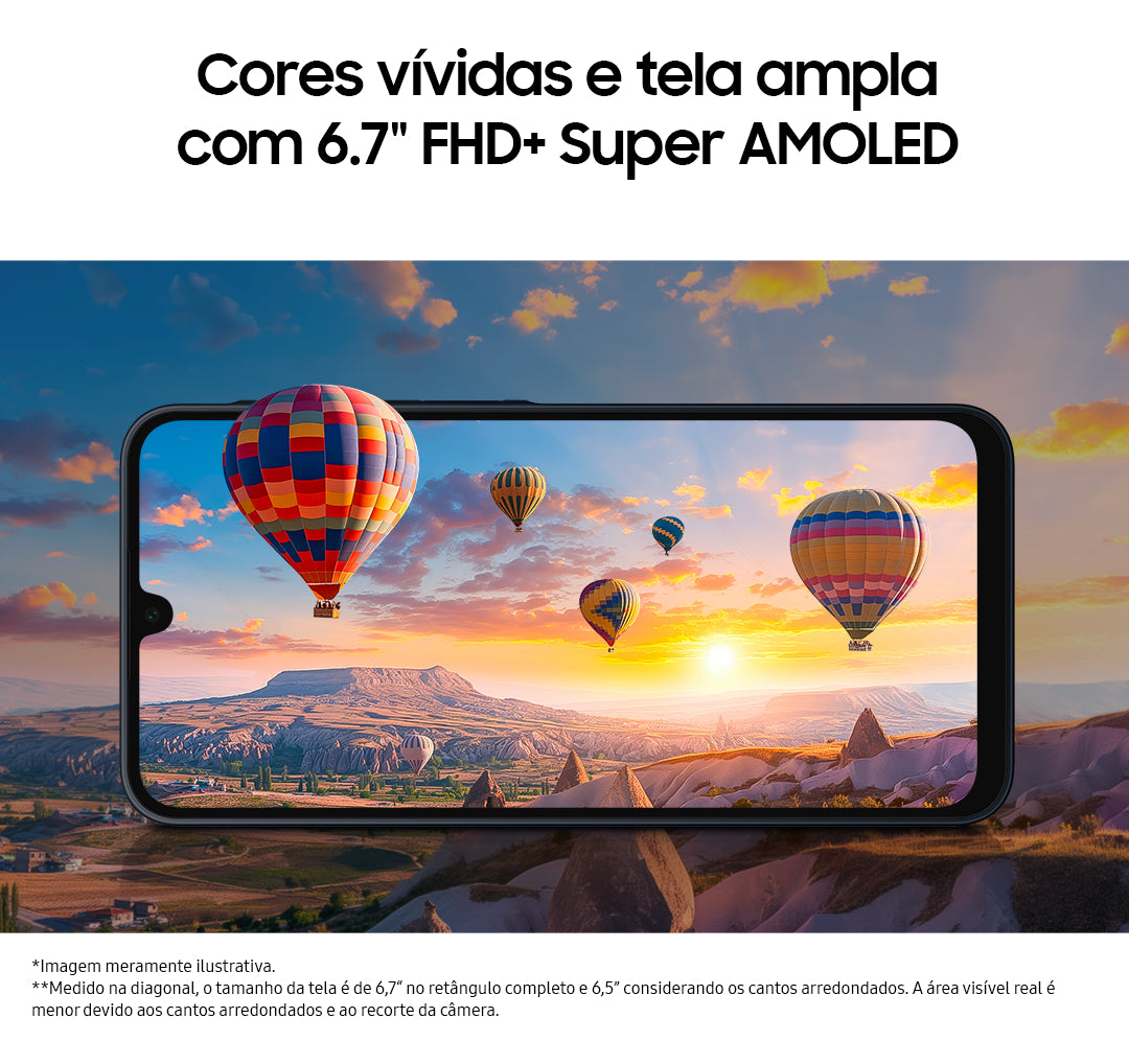 Smartphone Samsung Galaxy A16 128GB, 4GB RAM - Cinza