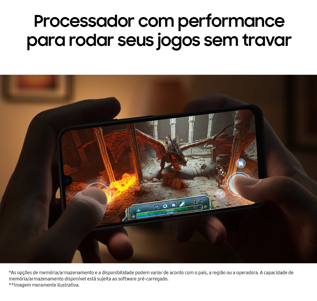 Smartphone Samsung Galaxy A16 128GB, 4GB RAM - Cinza