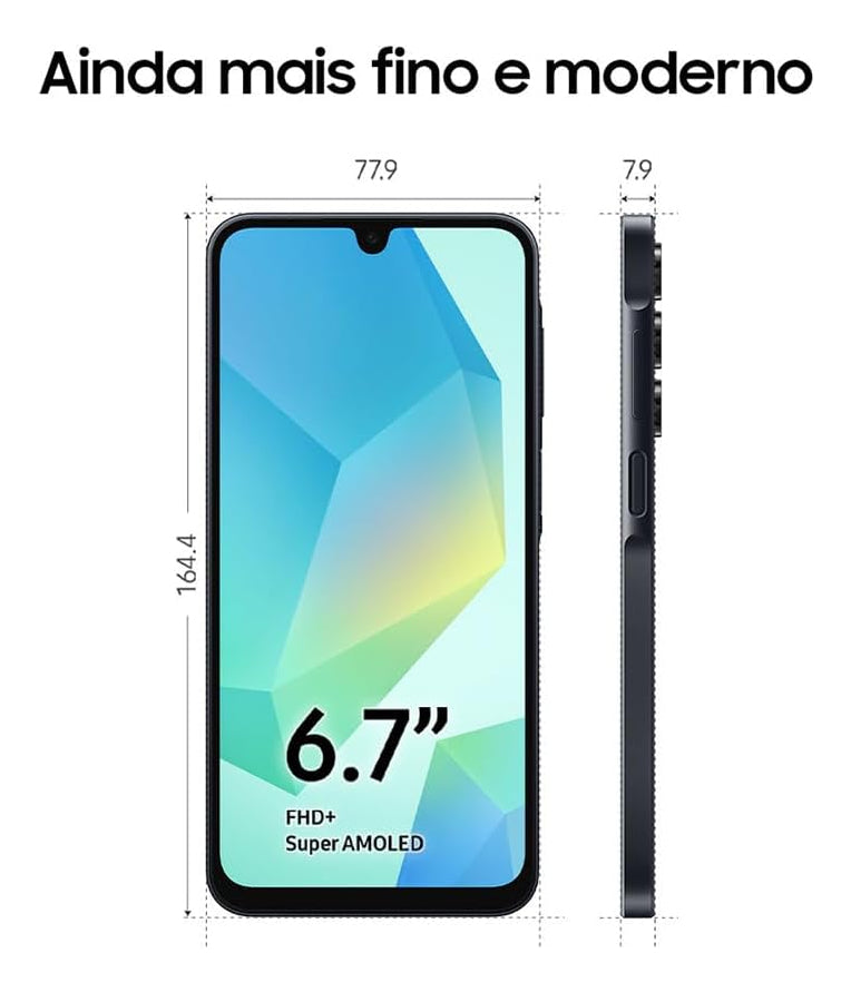 Smartphone Samsung Galaxy A16 128GB, 4GB RAM - Cinza