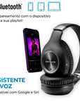 Fone De Ouvido Headphone Aiwa Hp-02-b Bluetooth