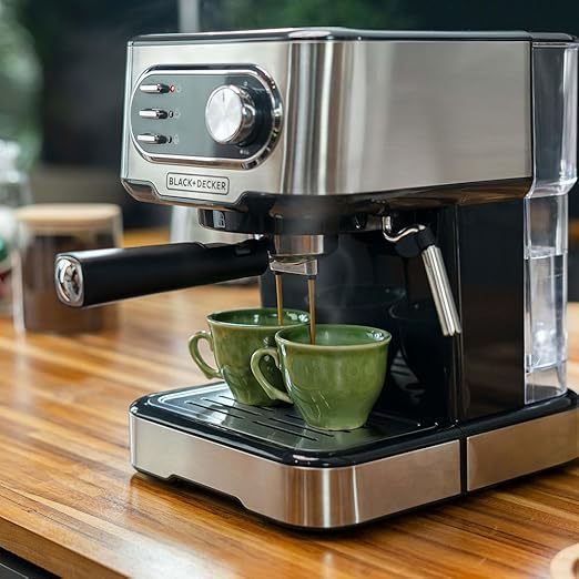 Cafeteira Elétrica Black+decker Ce1100g Cápsulas Nespresso E Dolce Gusto 127v Preto