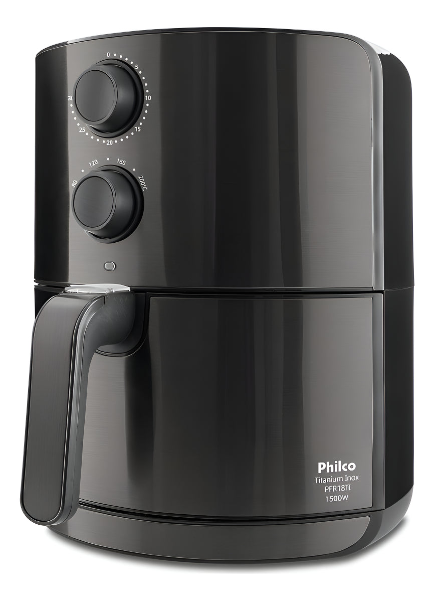 Fritadeira Philco Air Fryer Titanium Inox 4.6L PFR18TI 127V