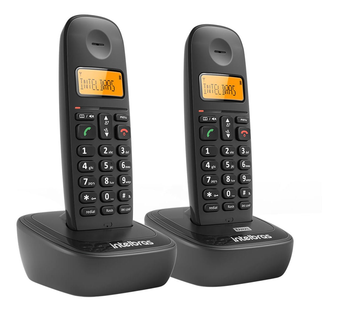 Telefone Sem Fio Ts 2512 Digital Com Ramal Adicional Preto