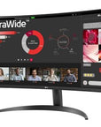 Monitor LG UltraWide Curvo 34" QuadHD 2K 100hz 34wr50qk-b