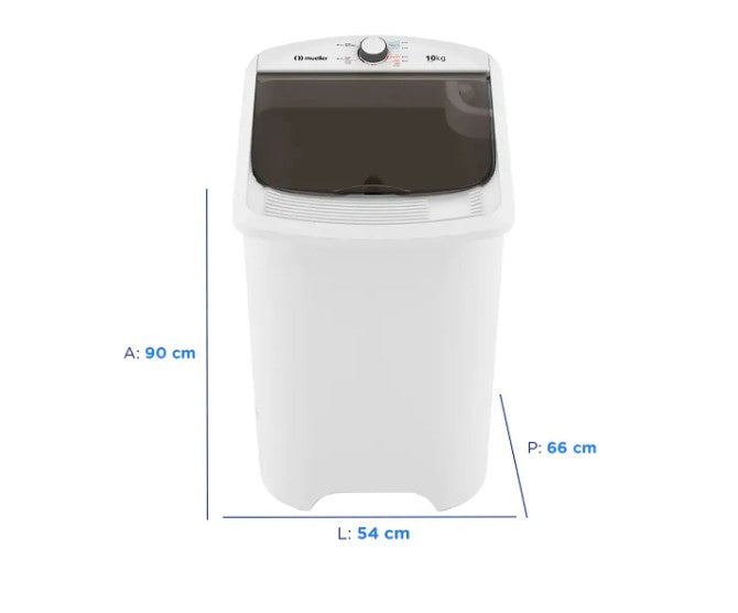 Lavadora MLT10 BBA6I 60HZ Branco - 127v