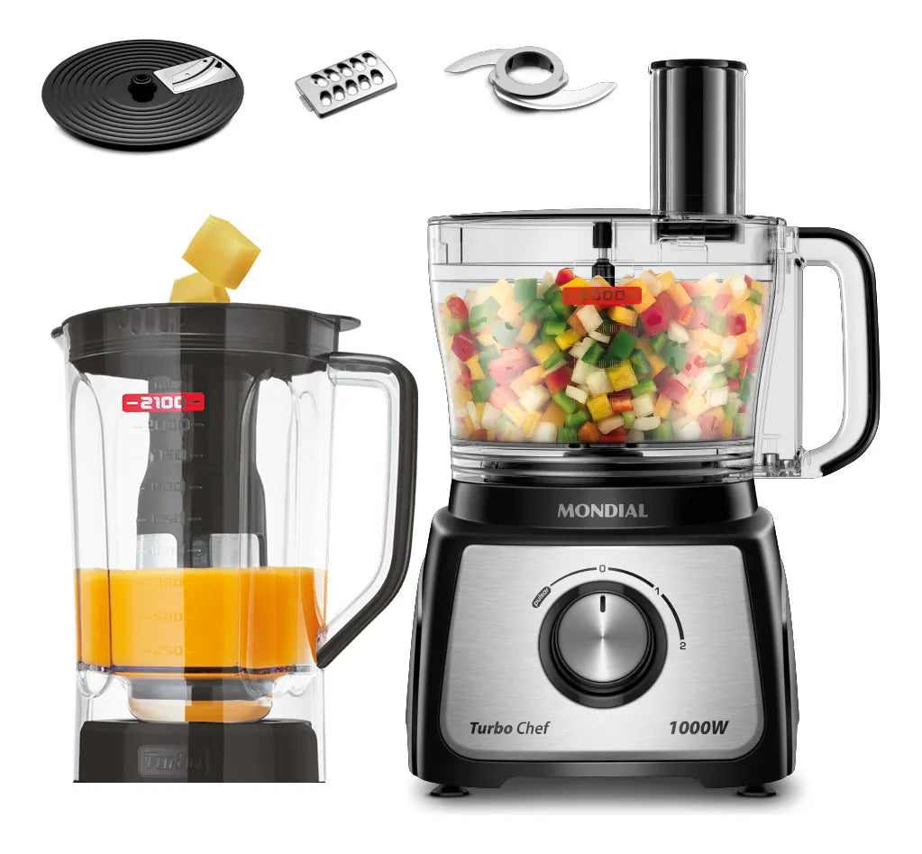 Multiprocessador Turbo Chef 5 em 1 Mondial MPN-01-B - 110V