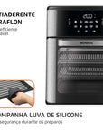 Fritadeira Air Fryer Forno Oven 12L Mondial AFO-12L-BI 110V
