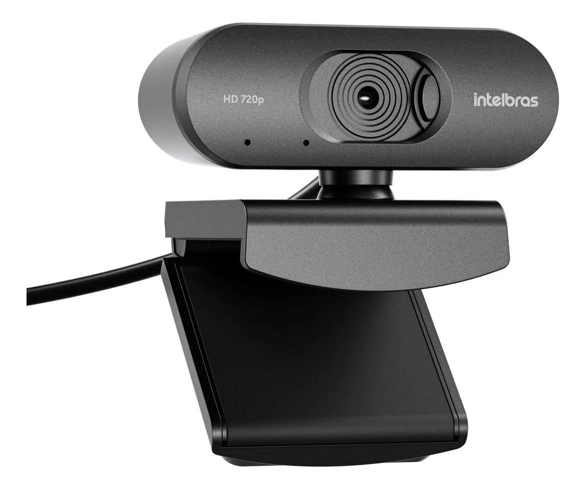 Webcam CAM HD 720p com Microfone e Clip Universal Intelbras