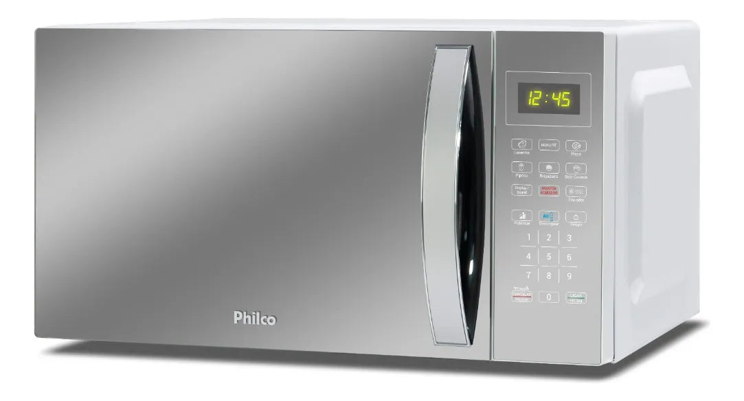 Micro-Ondas Philco 25L Limpa Fácil PMO28E 220V 1100W PRATA