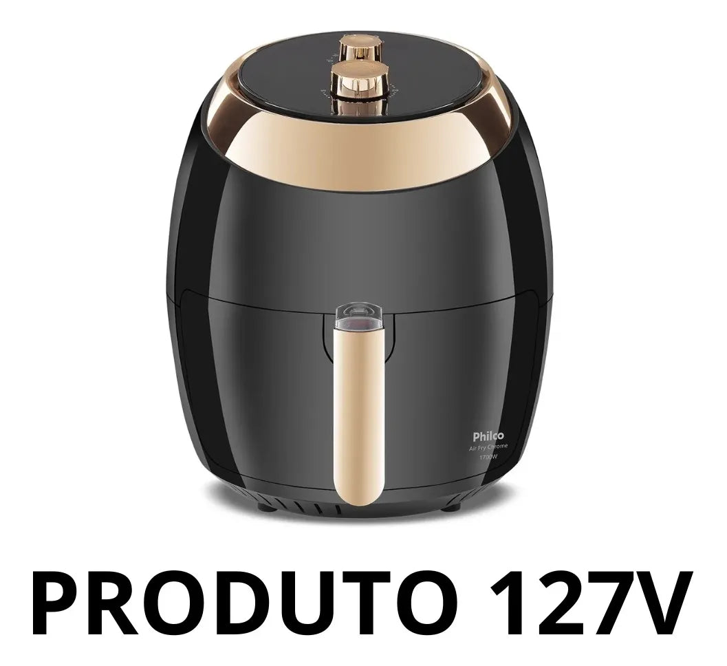 Fritadeira Air Fryer Philco Chrome 5.5L PFR02PC - 127V