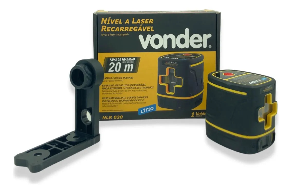 NIVEL LASER 20M RECARREGAVEL NLR020 VD
