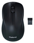 MOUSE INTELBRAS MSI55 -SEM FIO PRETO BLISTER