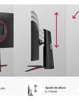 Monitor Gamer 34" LG Ultragear Curvo –Tela VA 34GP63A-B