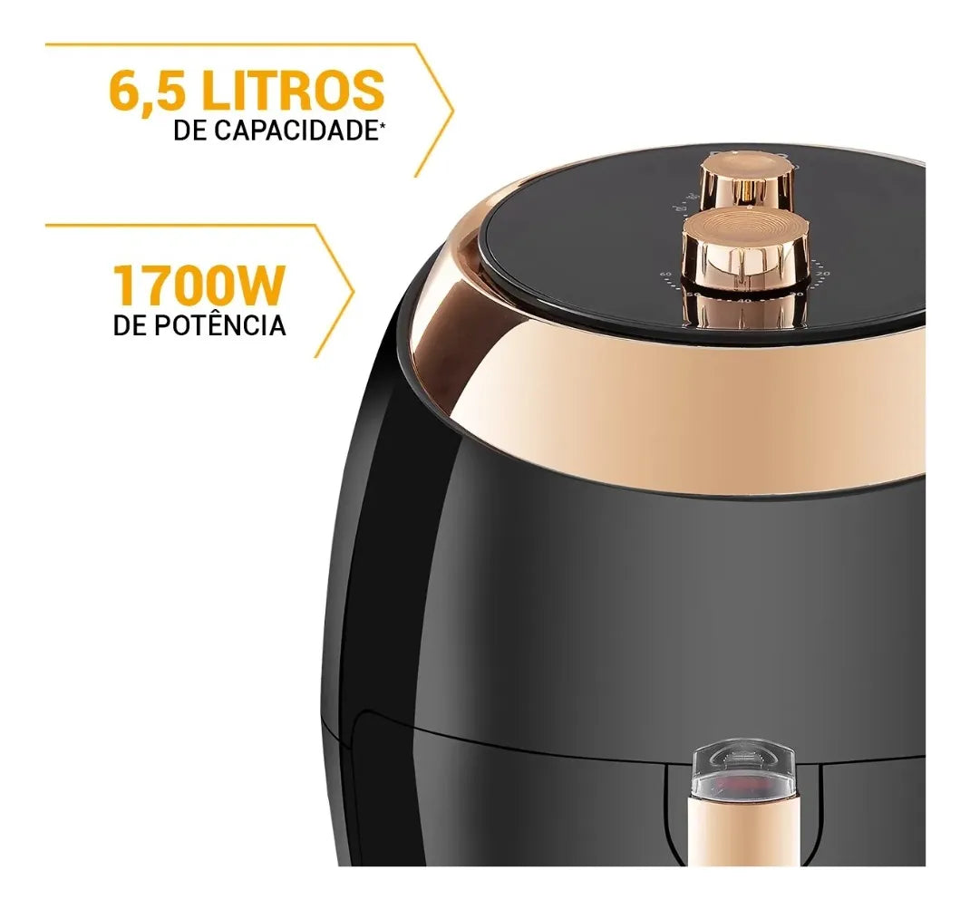 Fritadeira Air Fryer Philco Chrome 5.5L PFR02PC - 127V