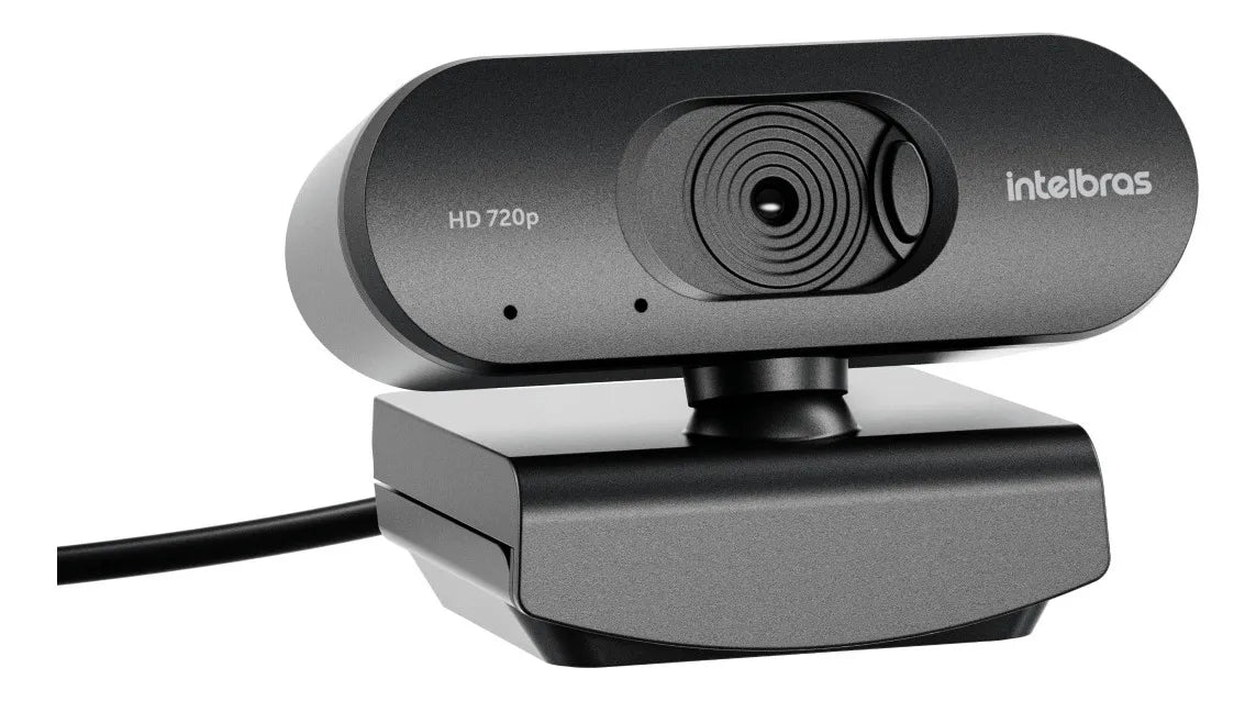 Webcam CAM HD 720p com Microfone e Clip Universal Intelbras