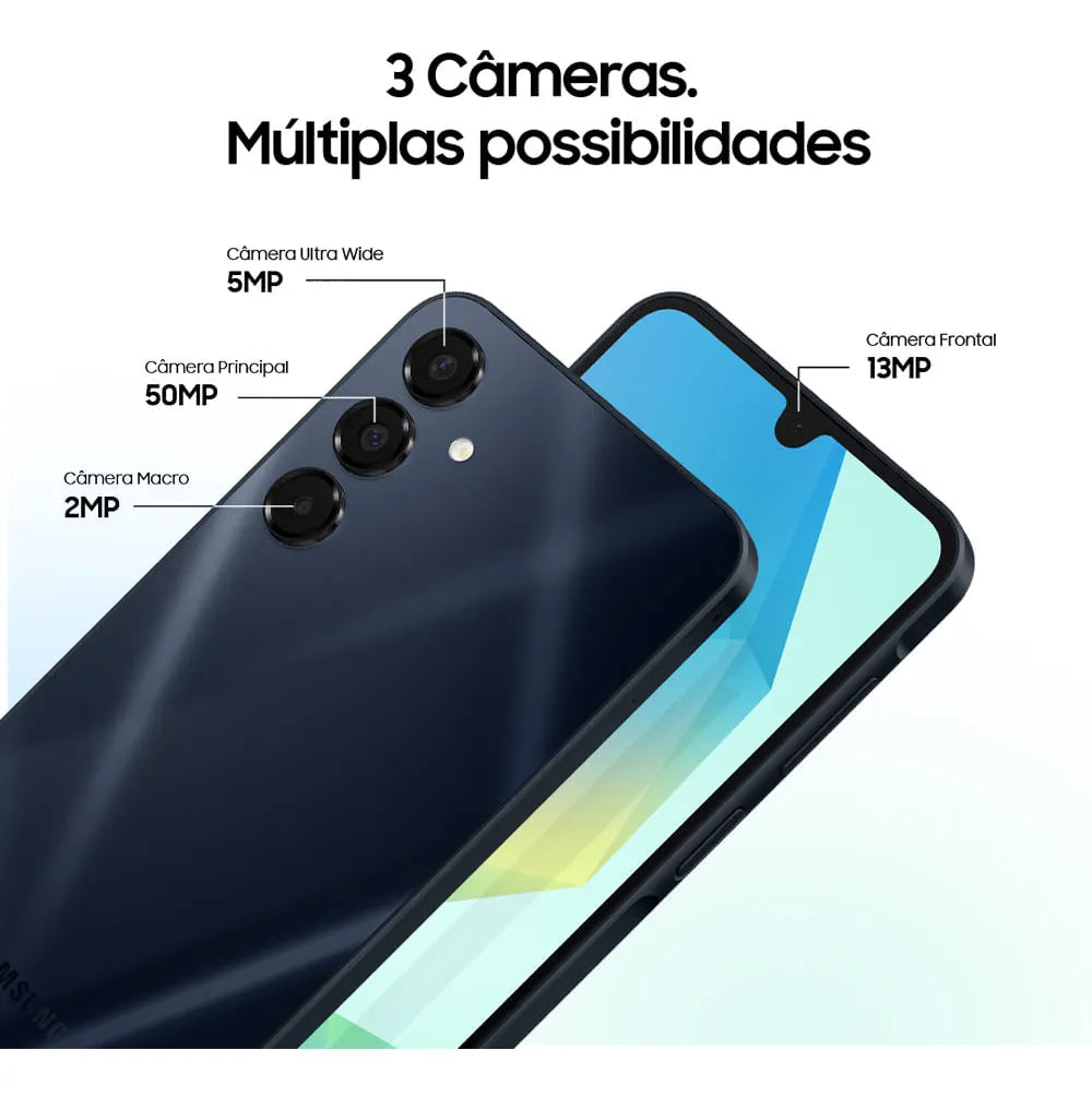 Smartphone Samsung Galaxy A16 5G 128gb 4gb Ram - Azul escuro