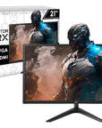 MONITOR BRX LED 21" HDMI+VGA 60Hz 110/220v MBRX21BK