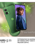 Smartphone Motorola Moto G35 5g - 128gb 12gb Verde