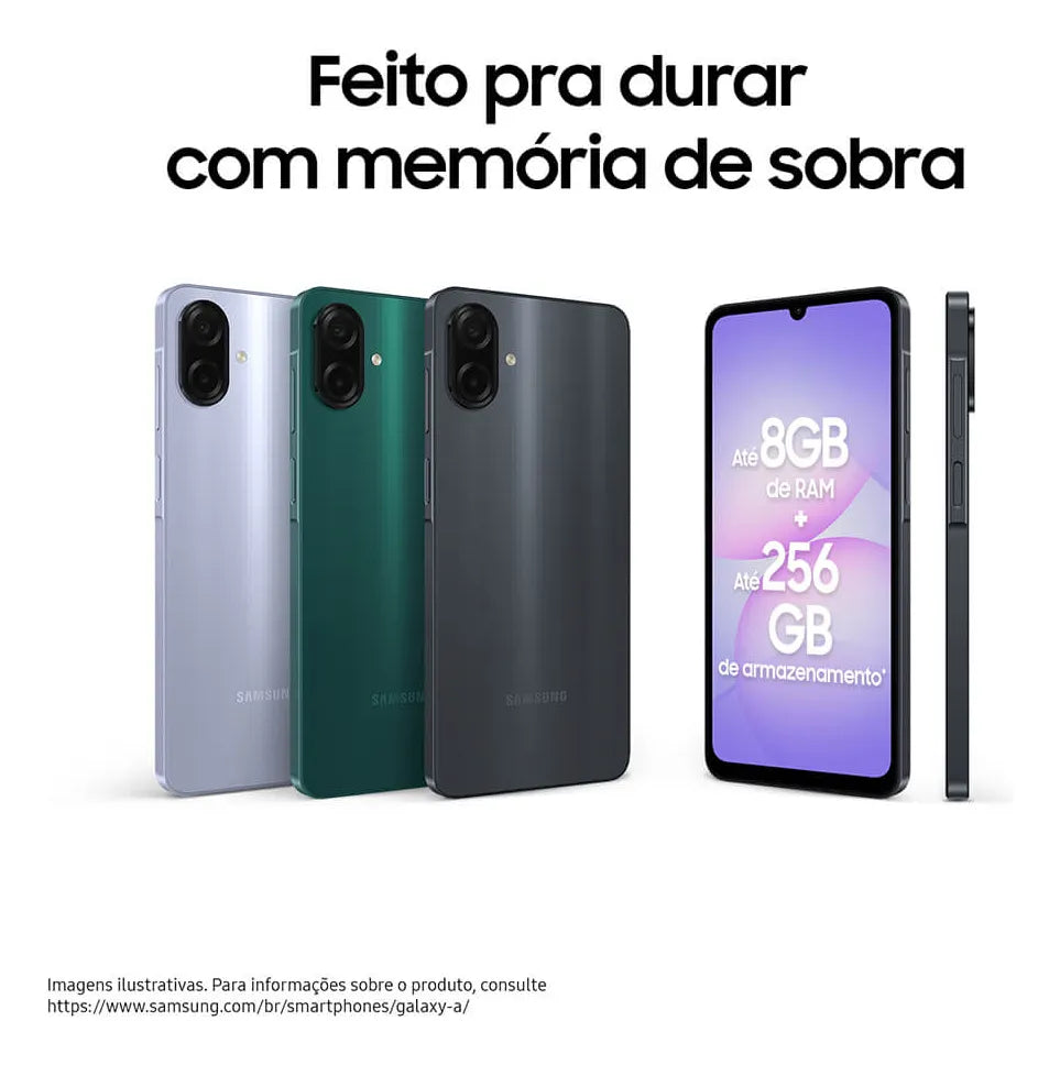 Smartphone Samsung Galaxy A07 256gb 8gb Ram Preto