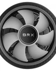 COOLER PARA PROCESSADOR BRX GLOW ICE CAF103, RGB, 90MM, INTEL-AMD, PRETO