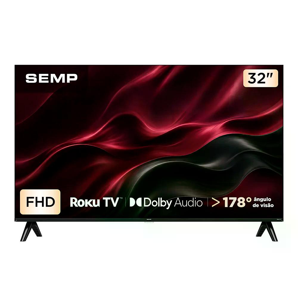 SMART TV SEMP 32” 32S42R FULL HD ROKU