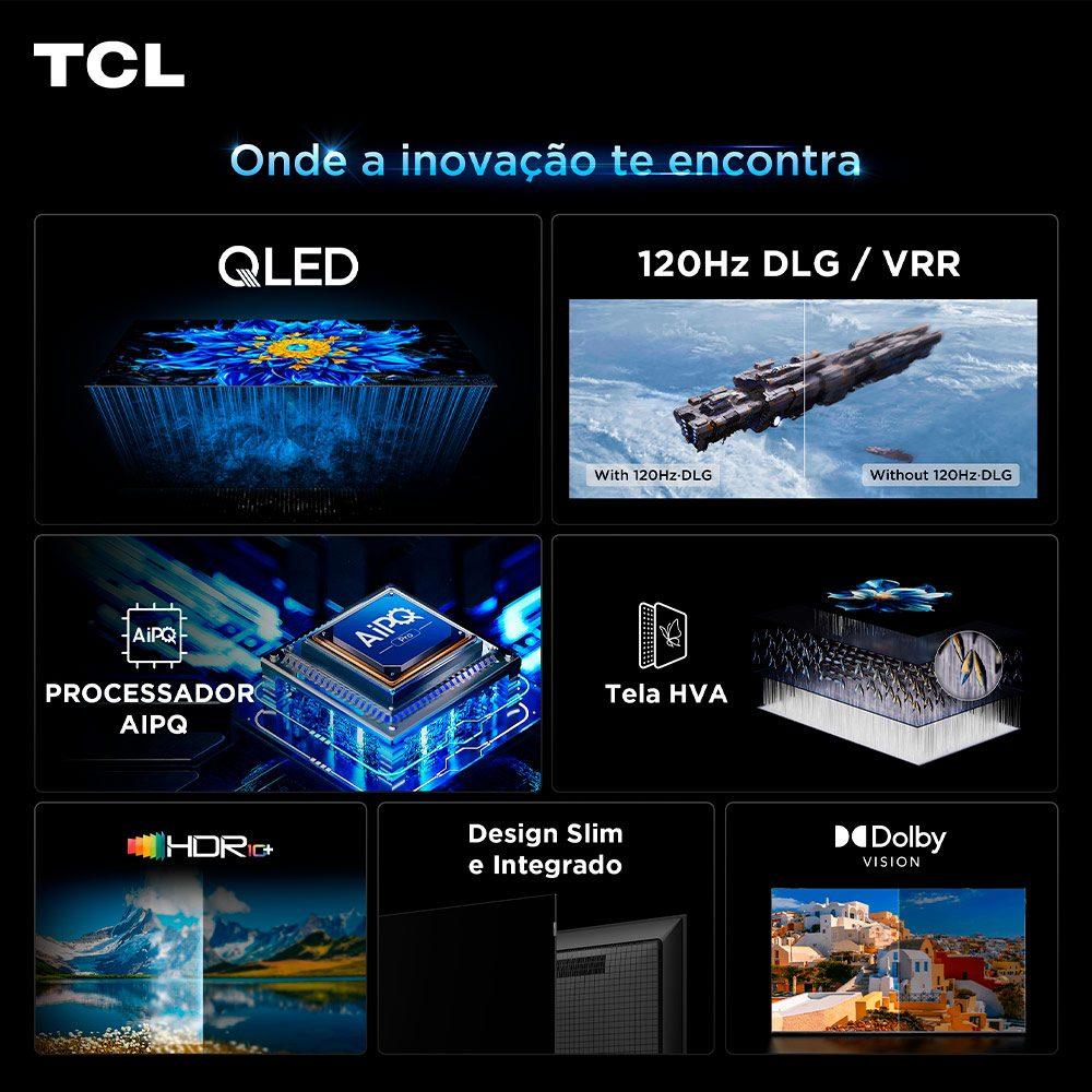 SMART TV TCL 4K QLED P7L 55P TK55P7LPTOB