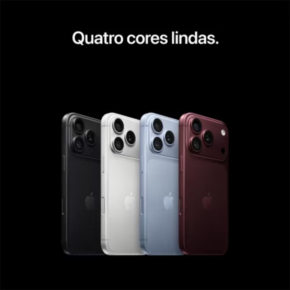 Apple iPhone 18 Pro 512GB Bordô Tela 6,3 pol. Câmera Tripla Principal Fusion 48 MP