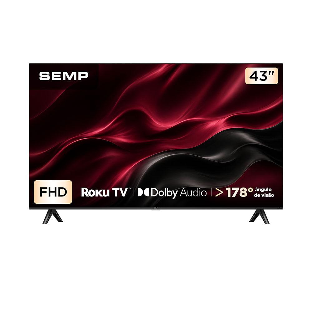 SMART TV SEMP 43” 43S42R FULL HD ROKU