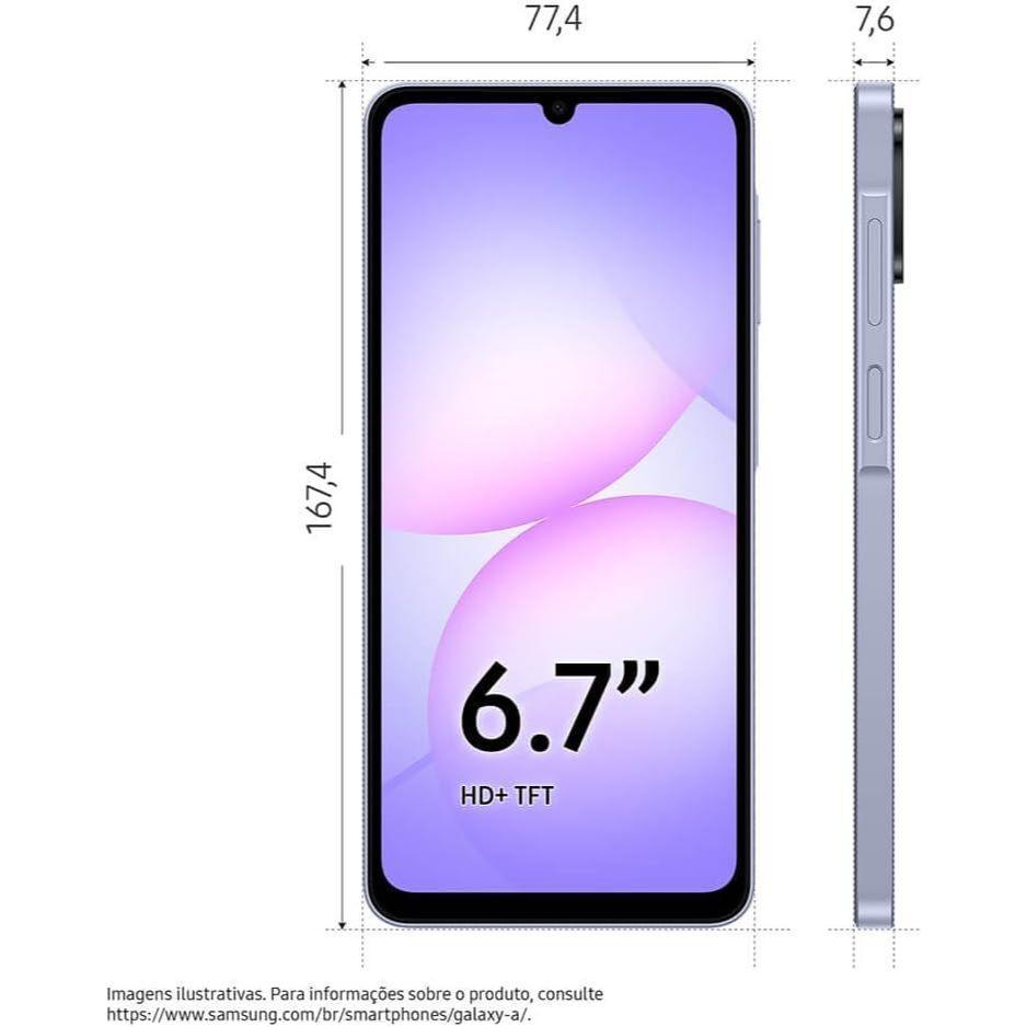 SMARTPHONE SAMSUNG GALAXY A07 256GB 8GB