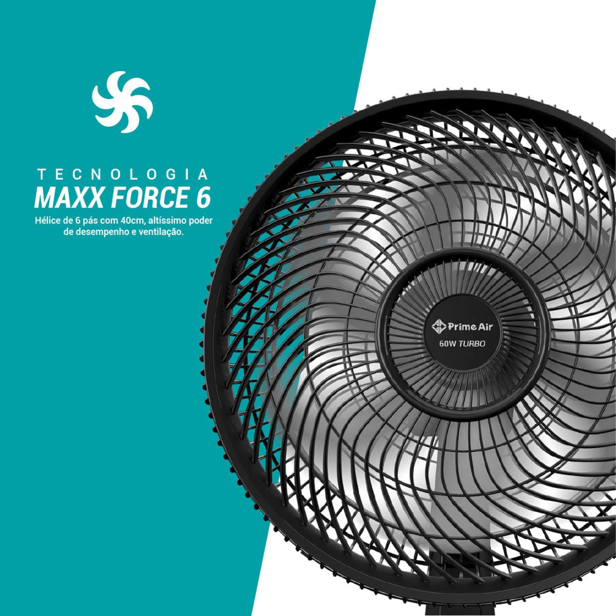 VENTILADOR TEC MAXX FOR 3VEL 220V BVT301