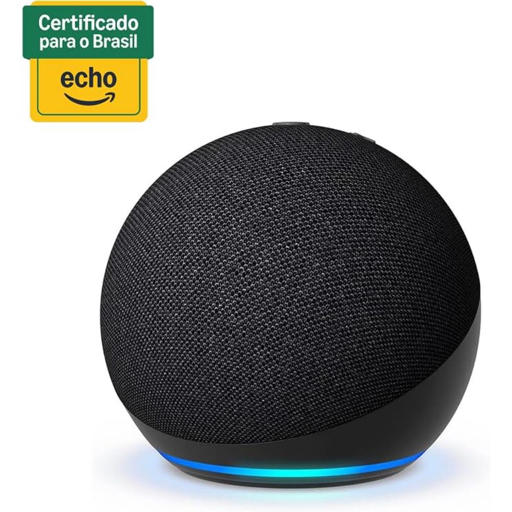 Echo Dot 5ª Geração com Assistente Smart Speaker Preta