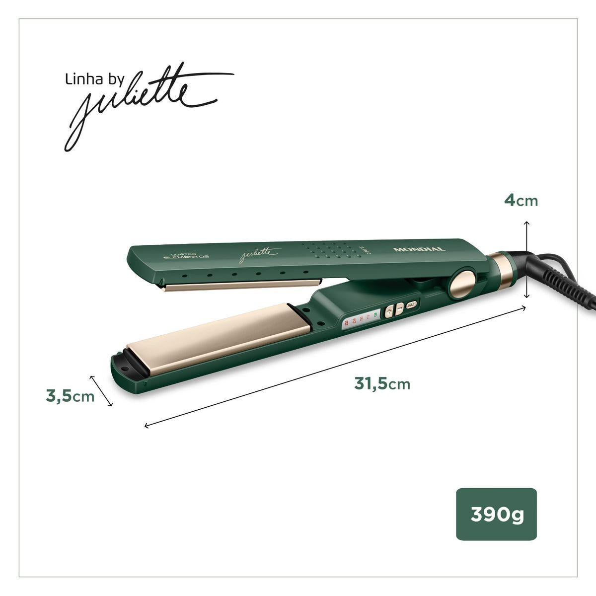 PRANCHA ALISADORA BY JULIETTE P-JU-02
