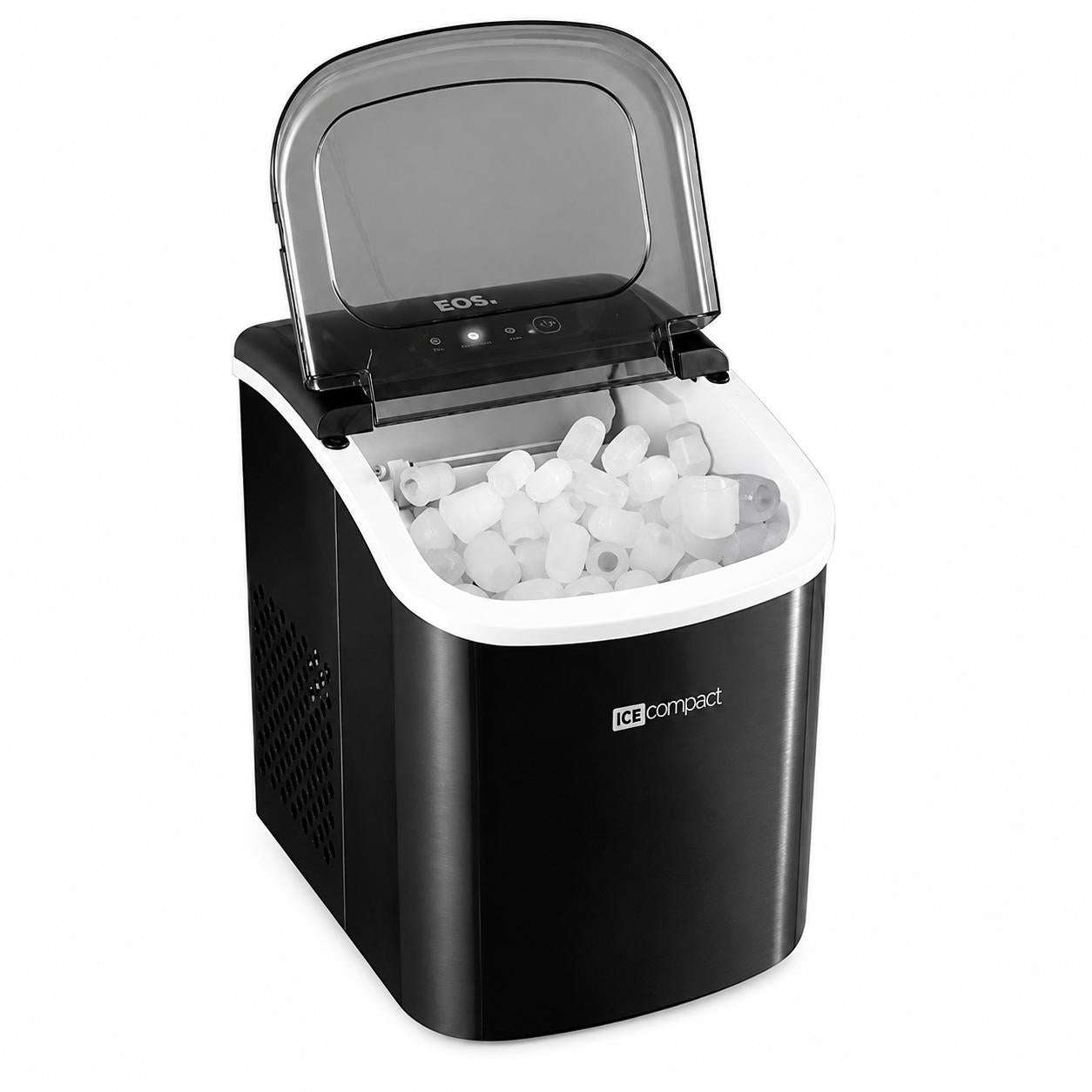 Máquina de Gelo EOS EMG06P 12Kg Ice Compact Inox All Black 220V