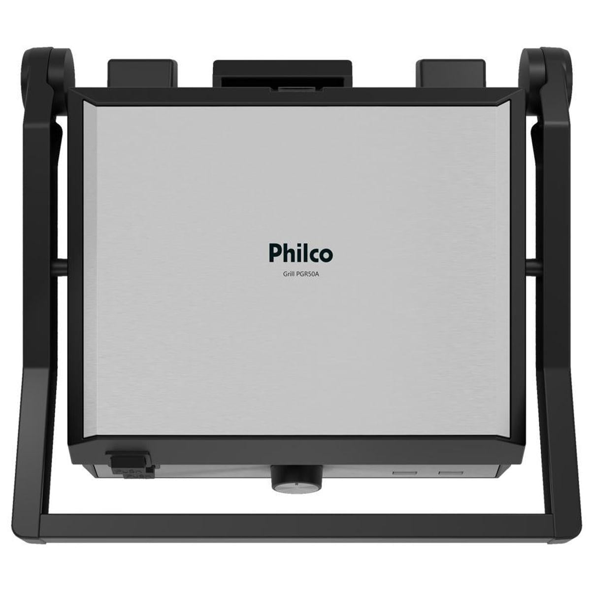 GRILL PHILCO PGR50A 2 EM 1 PRETO 127V