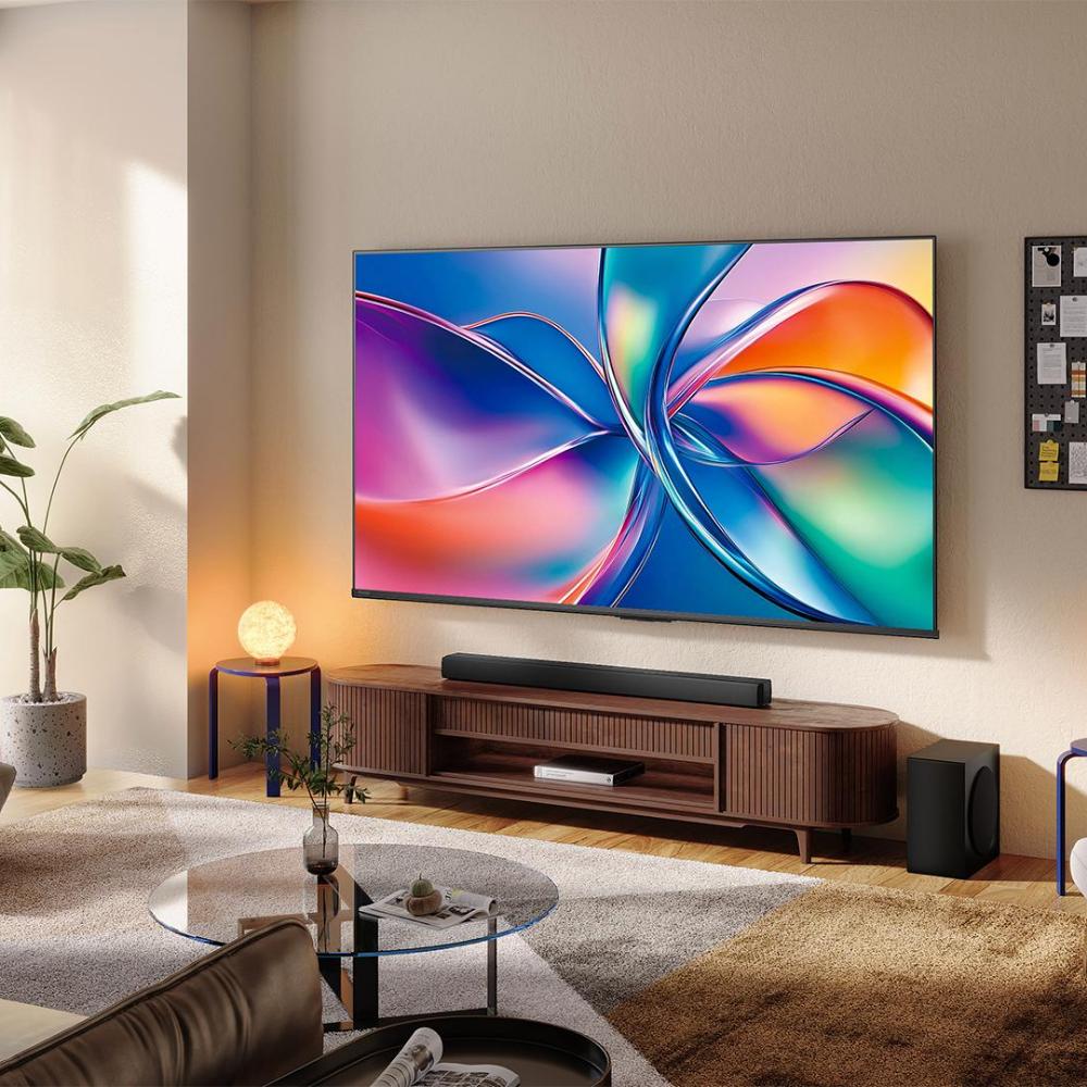 Smart TV Hisense 50 polegadas HiQLED 4K 50Q6QVV UHD Processador AI Assistente Dolby Vision e Atmos