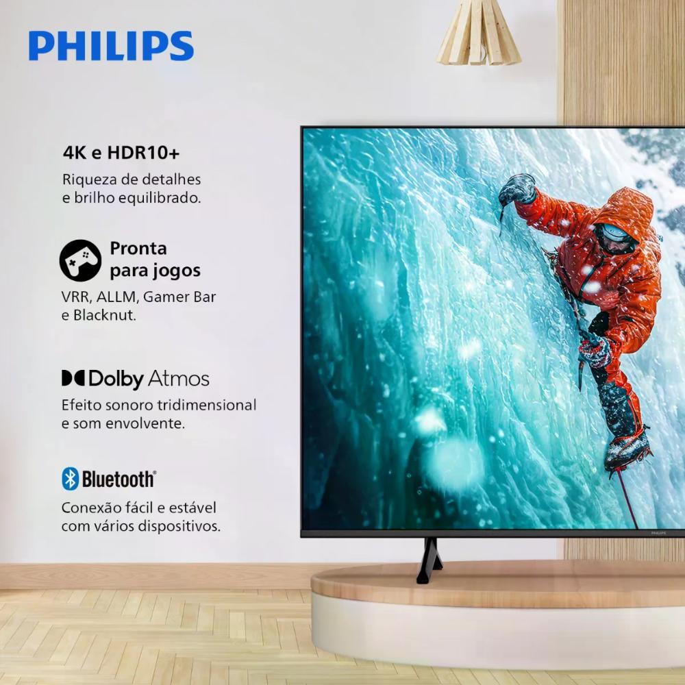 SMART TV PHILIPS 50" 4K UHD 50PUG730078
