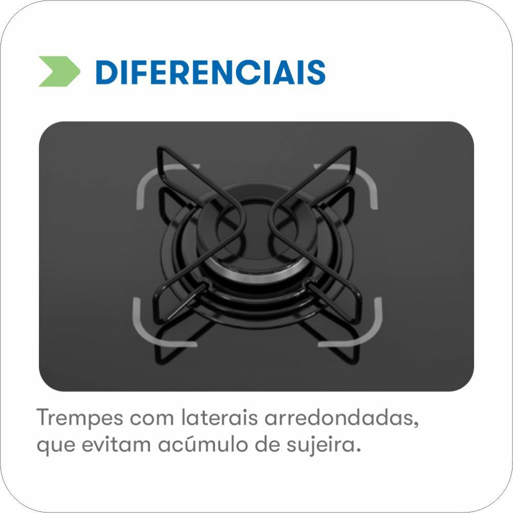 COOKTOP ITATIAIA ESS 5Q 127/220V PTO