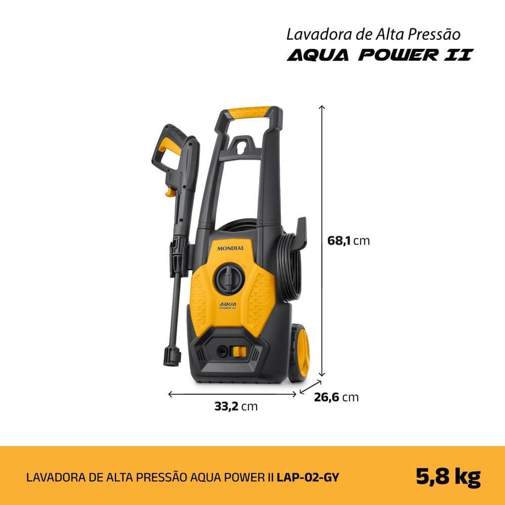 LAV ALTA PRESSAO AQUA POWER 127V LAP02GY