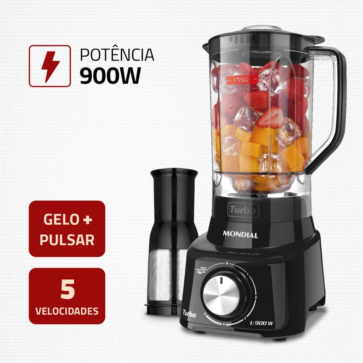 LIQUIDIFICADOR TURBO FULL L-900 FB 127V