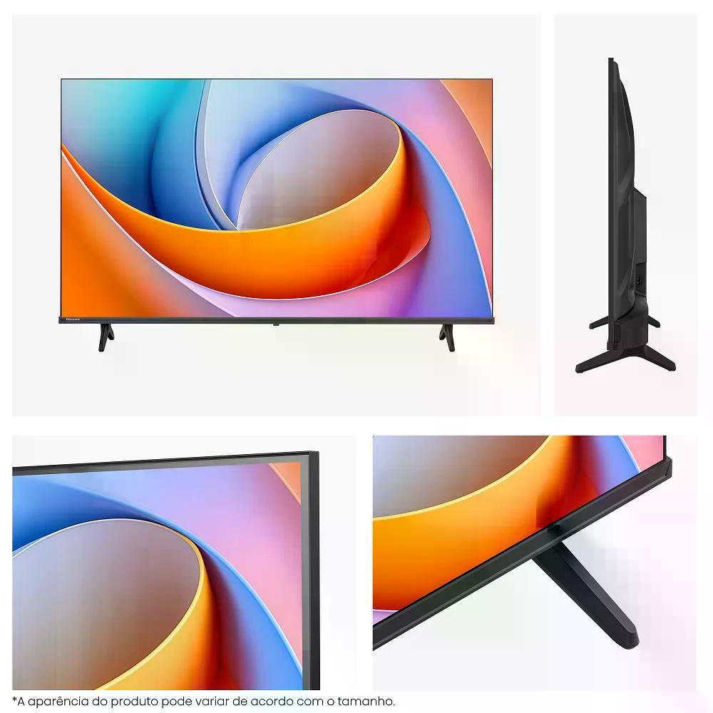 Smart TV Hisense 32 polegadas 32A4NV HD Plataforma VIDAA U9 HDR10 DTS Virtual